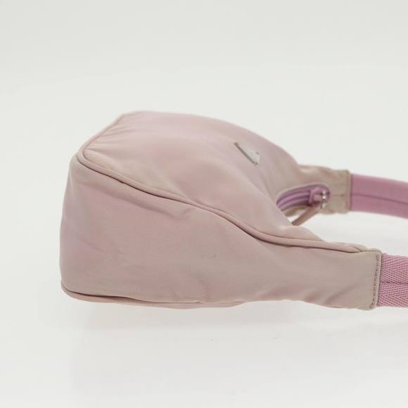PRADA Accessory Pouch Nylon Pink Silver Auth 97445 - Picture 3 of 16